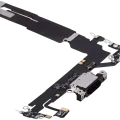Charging Port Flex Cable For iPhone 16 (Premium) (Black)
