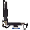 Charging Port Flex Cable For iPhone 16 (Premium) (Ultramarine)