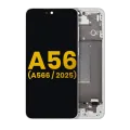 OLED Assembly With Frame For Samsung Galaxy A56 5G (A566 / 2025) (Refurbished) (Lightgray)