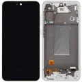 OLED Assembly With Frame For Samsung Galaxy A56 5G (A566 / 2025) (Refurbished) (Lightgray)