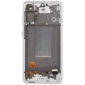 OLED Assembly With Frame For Samsung Galaxy A56 5G (A566 / 2025) (Refurbished) (Lightgray)