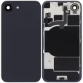 Заднє скло зі шлейфом бездротової зарядки й NFC та шлейфом спалаху для iPhone 16e (Used OEM Pull: Grade A) (чорний)