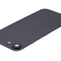 Заднє скло зі шлейфом бездротової зарядки й NFC та шлейфом спалаху для iPhone 16e (Used OEM Pull: Grade A) (чорний)