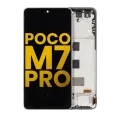 OLED Assembly With Frame For Xiaomi Poco M7 Pro 5G (Refurbished) (Lunar Dust)