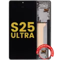 OLED Assembly With Frame For Samsung Galaxy S25 Ultra 5G (US & International) (Refurbished) (Titanium Jet Black)