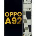 LCD Assembly With Frame For OPPO A92 (Refurbished) (All Colors)