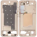 Mid-Frame Housing For Samsung Galaxy S25 5G (US & International Version) (Pink Gold)