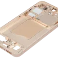 Mid-Frame Housing For Samsung Galaxy S25 5G (US & International Version) (Pink Gold)