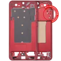 Mid-Frame Housing For Samsung Galaxy S25 Plus 5G (US & International Version) (Coral Red)