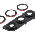 Back Camera Lens With Cover Bezel Ring For Samsung Galaxy S25 5G (Coral Red)