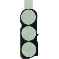 Back Camera Lens With Cover Bezel Ring For Samsung Galaxy S25 5G (Blue Black)