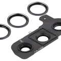 Back Camera Lens With Cover Bezel Ring For Samsung Galaxy S25 5G (Blue Black)