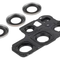 Back Camera Lens With Cover Bezel Ring For Samsung Galaxy S25 Ultra 5G (Titanium Jet Black)