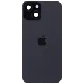 Back Glass w/ MagSafe Magnet & NFC & Flashlight Flex For iPhone 15 (Service Pack) (Black)