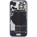 Back Glass w/ MagSafe Magnet & NFC & Flashlight Flex For iPhone 15 (Service Pack) (Black)