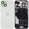 Back Glass w/ MagSafe Magnet & NFC & Flashlight Flex For iPhone 15 (Service Pack) (Green)