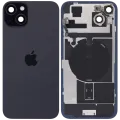 Back Glass w/ MagSafe Magnet & NFC & Flashlight Flex For iPhone 15 Plus (Service Pack) (Black)