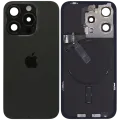 Back Glass w/ MagSafe Magnet & NFC & Flashlight Flex For IPhone 15 Pro (Service Pack) (Black Titanium)