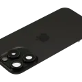 Back Glass w/ MagSafe Magnet & NFC & Flashlight Flex For IPhone 15 Pro (Service Pack) (Black Titanium)