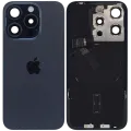 Back Glass w/ MagSafe Magnet & NFC & Flashlight Flex For IPhone 15 Pro (Service Pack) (Blue Titanium)