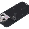 Back Glass w/ MagSafe Magnet & NFC & Flashlight Flex For IPhone 15 Pro (Service Pack) (Natural Titanium)