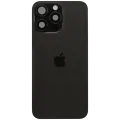 Back Glass w/ MagSafe Magnet & NFC & Flashlight Flex For IPhone 15 Pro Max (Service Pack) (Black Titanium)