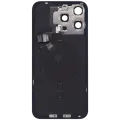 Back Glass w/ MagSafe Magnet & NFC & Flashlight Flex For IPhone 15 Pro Max (Service Pack) (Black Titanium)