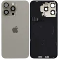 Back Glass w/ MagSafe Magnet & NFC & Flashlight Flex For IPhone 15 Pro Max (Service Pack) (Natural Titanium)