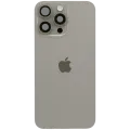 Back Glass w/ MagSafe Magnet & NFC & Flashlight Flex For IPhone 15 Pro Max (Service Pack) (Natural Titanium)