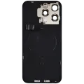 Back Glass w/ MagSafe Magnet & NFC & Flashlight Flex For IPhone 15 Pro Max (Service Pack) (Natural Titanium)