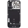 Back Glass w/ MagSafe Magnet & NFC & Flashlight Flex For iPhone 16 Pro (Service Pack) (Black Titanium)