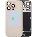 Back Glass w/ MagSafe Magnet & NFC & Flashlight Flex For iPhone 16 Pro (Service Pack) (Desert Titanium)