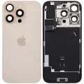 Back Glass w/ MagSafe Magnet & NFC & Flashlight Flex For iPhone 16 Pro (Service Pack) (Desert Titanium)