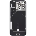 Back Glass w/ MagSafe Magnet & NFC & Flashlight Flex For iPhone 16 Pro Max (Service Pack) (Black Titanium)