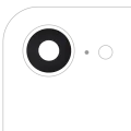 Back Camera Lens (Glass Only) With Adhesive For iPhone 16e / 17e (Premium) (Real Sapphire)
