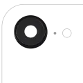 Back Camera Lens With Bracket & Bezel For iPhone 16e / 17e (Premium) (Black)