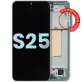 OLED Assembly With Frame For Samsung Galaxy S25 5G (US & International) (Service Pack) (Mint)