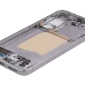 Дисплейний модуль (OLED) з рамкою для Samsung Galaxy S25 5G (US & International) (Service Pack) (Silver Shadow)