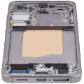 Дисплейний модуль (OLED) з рамкою для Samsung Galaxy S25 5G (US & International) (Service Pack) (Silver Shadow)