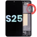 OLED Assembly With Frame For Samsung Galaxy S25 5G (US & International) (Service Pack) (Blue Black)
