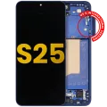OLED Assembly With Frame For Samsung Galaxy S25 5G (US & International) (Refurbished) (Navy)