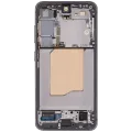 OLED Assembly With Frame For Samsung Galaxy S25 5G (US & International) (Refurbished) (Silver Shadow)