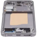 OLED Assembly With Frame For Samsung Galaxy S25 5G (US & International) (Refurbished) (Silver Shadow)