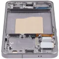 OLED Assembly With Frame For Samsung Galaxy S25 5G (US & International) (Refurbished) (Silver Shadow)