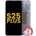OLED Assembly With Frame For Samsung Galaxy S25 Plus 5G (US & International Version) (Refurbished) (Icy Blue)