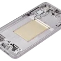 OLED Assembly With Frame For Samsung Galaxy S25 Plus 5G (US & International Version) (Refurbished) (Silver Shadow)