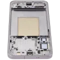 OLED Assembly With Frame For Samsung Galaxy S25 Plus 5G (US & International Version) (Refurbished) (Silver Shadow)