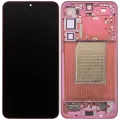 OLED Assembly With Frame For Samsung Galaxy S25 Plus 5G (US & International Version) (Refurbished) (Coral Red)