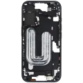 Mid-Frame Housing W/ Small Parts For iPhone 16 (EU / Global Version) (Used OEM Pull: Grade A) (Black)