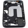 Mid-Frame Housing W/ Small Parts For iPhone 16 (EU / Global Version) (Used OEM Pull: Grade A) (Black)